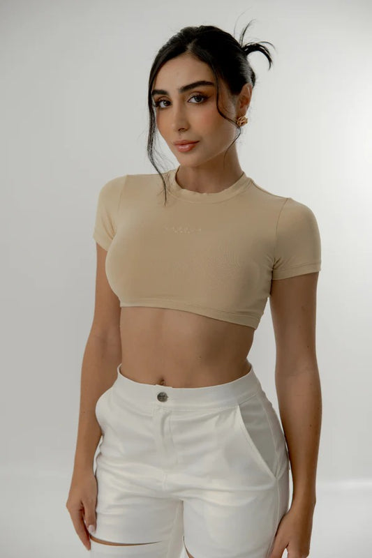 CROP TOP LABEUR WMNS 30 MOSTAZA
