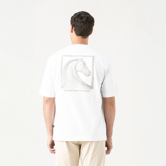 CAMISETA MONASTERY 7C OVERSIZED WHITE