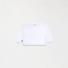 CROP TOP MONASTERY KAIA WHITE