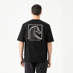 CAMISETA MONASTERY 7C OVERSIZED BLACK