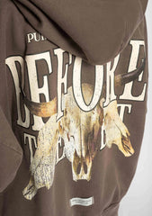 BUZO PURE PUR21536 BOXY FIT CAFÉ