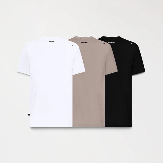 PACK MONASTERY SKIP BLACK WHITE TAUPE GRAY