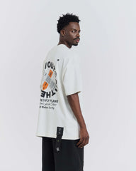 CAMISETA Y/OUT LAX BLANCO