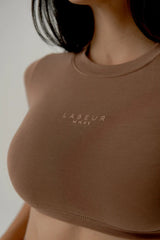 CROP TOP LABEUR WMNS 30 MOCCA