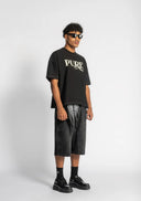 CAMISETA PURE PUR21534 OVERSIZED NEGRO