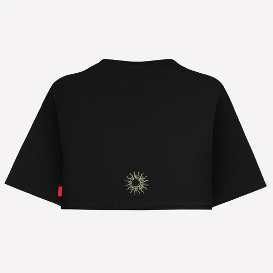 CROP TOP OVERSIZED CLEMONT WOMEN CREPUSCOLO NEGRO