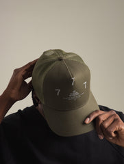 GORRA AP CROWN SIETE VERDE