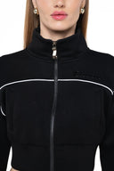 BUZO CROP CLEMONT WOMEN BREZZA BLACK/CREMA