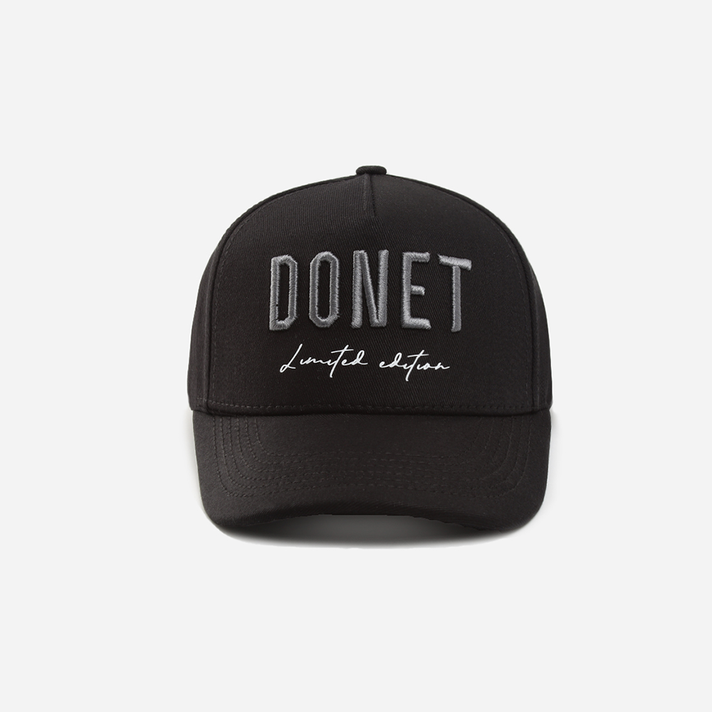 GORRA DONET IMPREMTA NEGRA GRIS