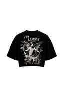 CROP TOP CLEMONT SPESSORE BLACK