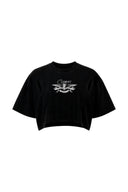 CROP TOP CLEMONT SPESSORE BLACK