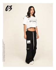 CROP TOP Y/OUT XCLUSIVE WHITE