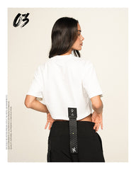 CROP TOP Y/OUT XCLUSIVE WHITE
