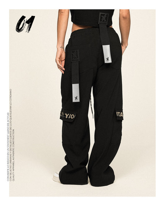 PANTALON Y/OUT MUJER TAPE BLACK